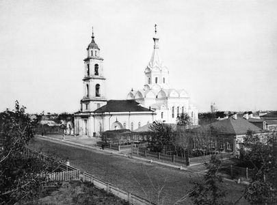 Вид местности близ церкви Живоначальной Троицы на Шаболовке