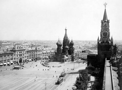Красная площадь с Кремлевской стены